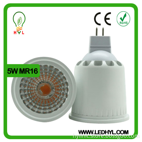 Dimmable high quality 5W led spot light mr16 220v